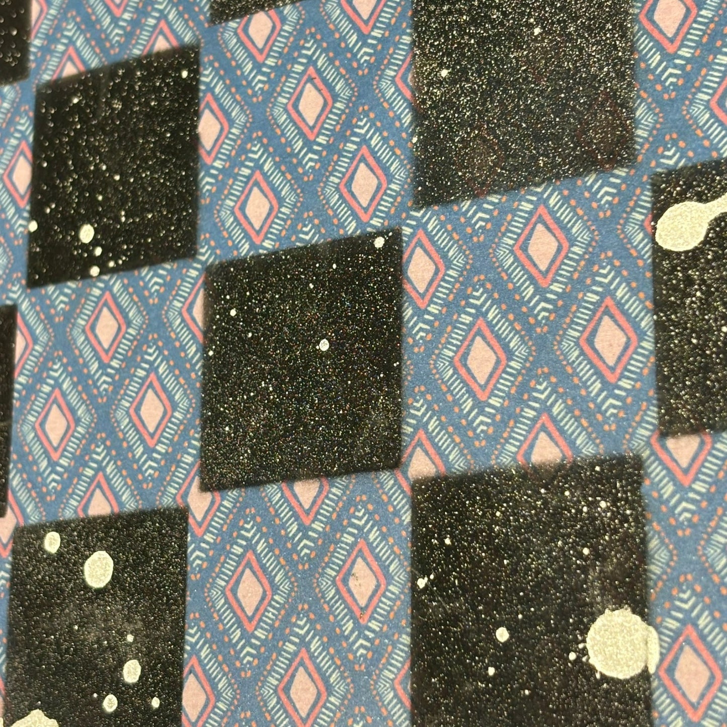 Simple Blue & Pink - Scrapbook Chess Board