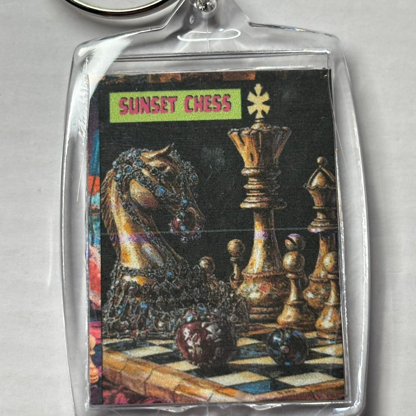 Excellence - Chess  Photo Keychain