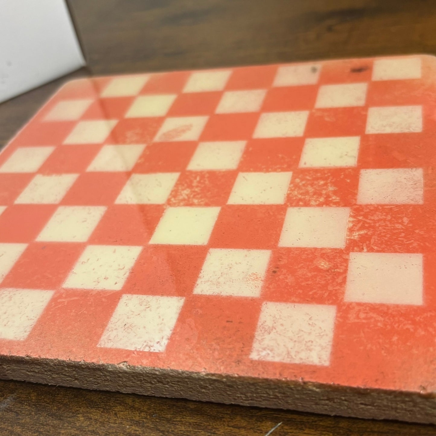 Orange Cream - Resin Coated Chess Board
