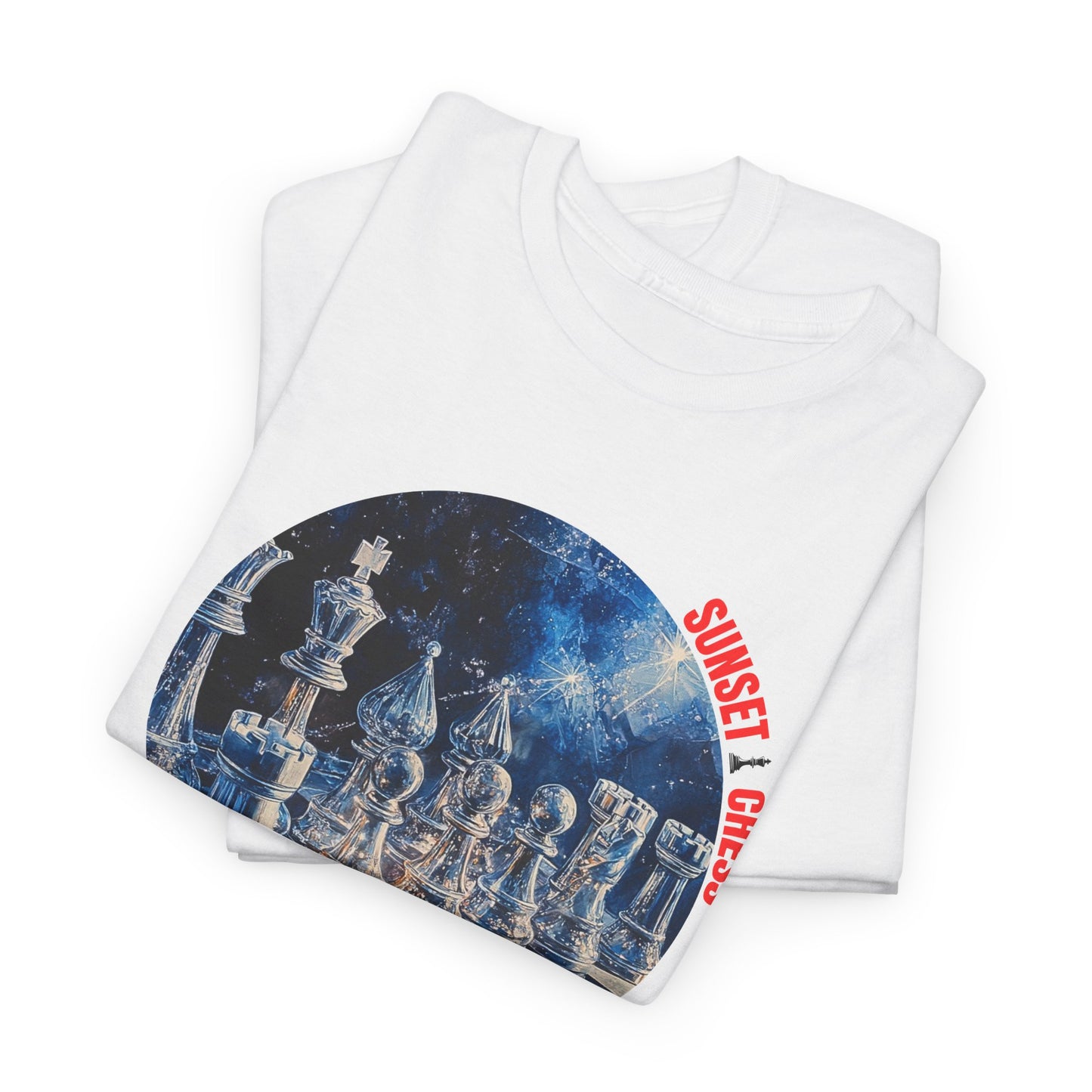 Ice Galaxy - White Chess T Shirt