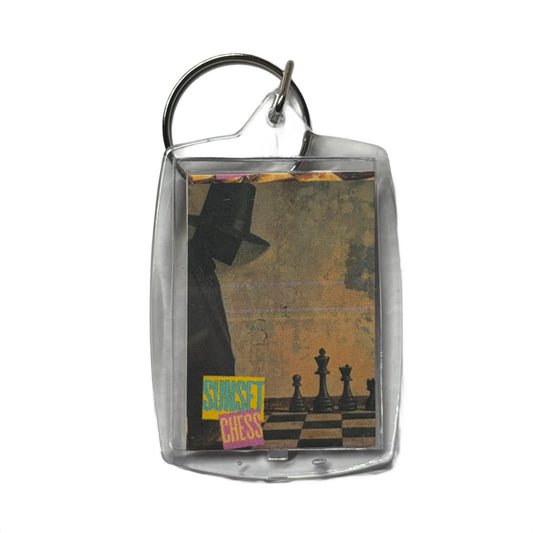 The Dark Man - Chess  Photo Keychain