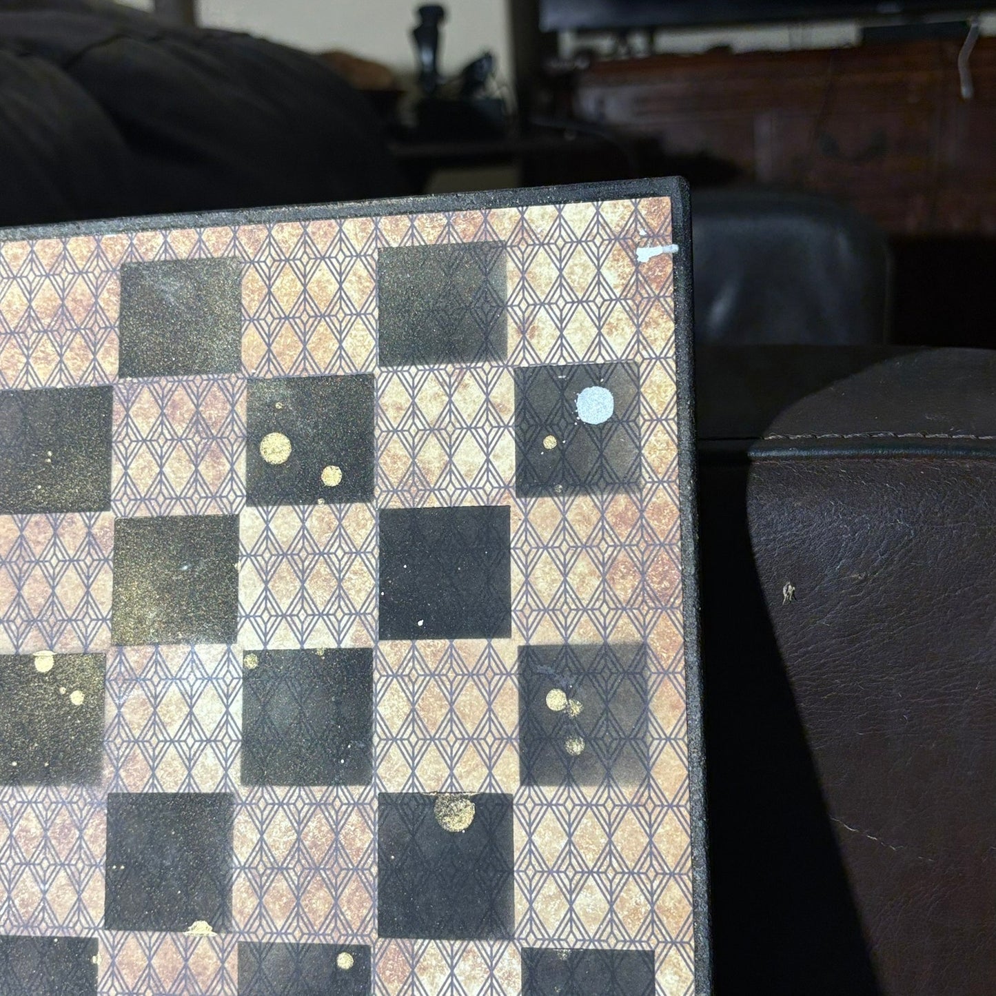 Classy Pattern - Scrapbook Chess Board