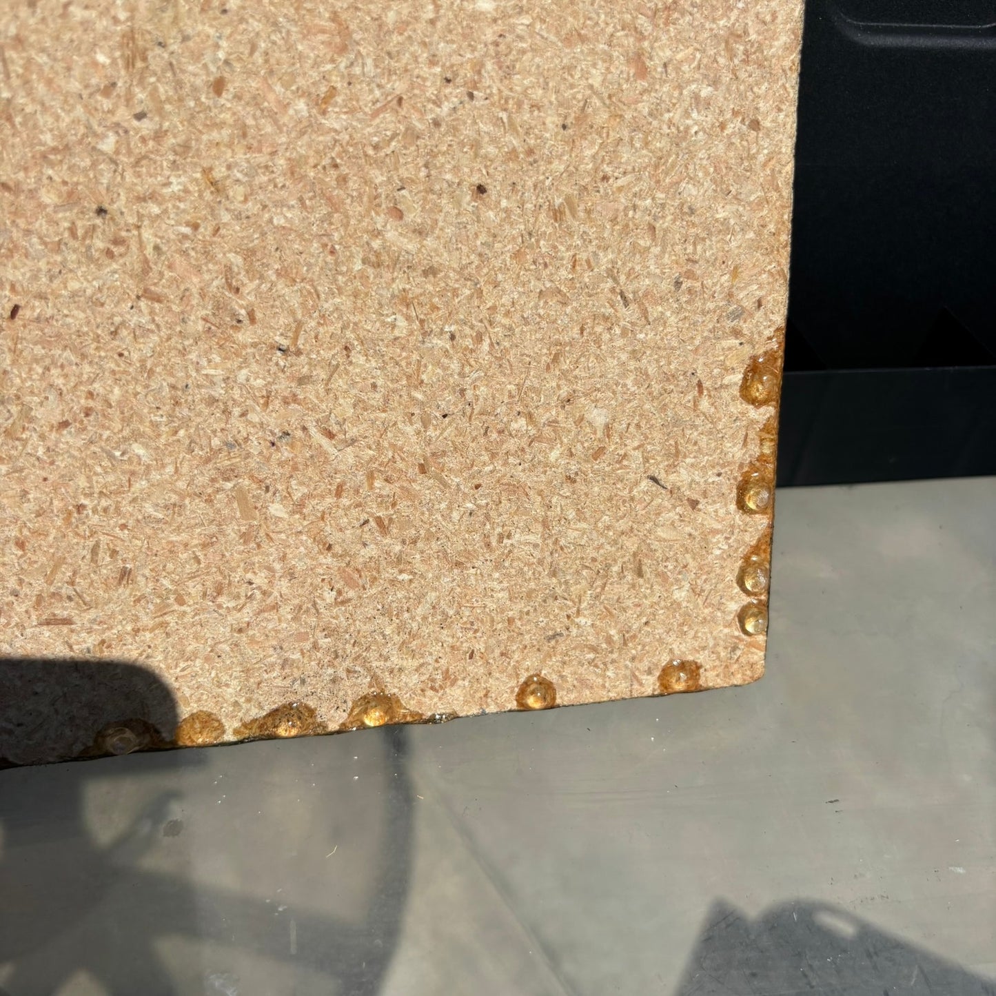 Cosmic Green - Resin Coated Chess Board