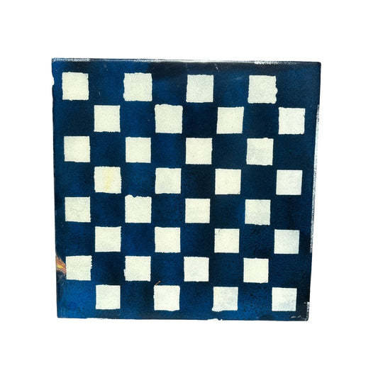 Blue Black Mix - Resin Coated Chess Board
