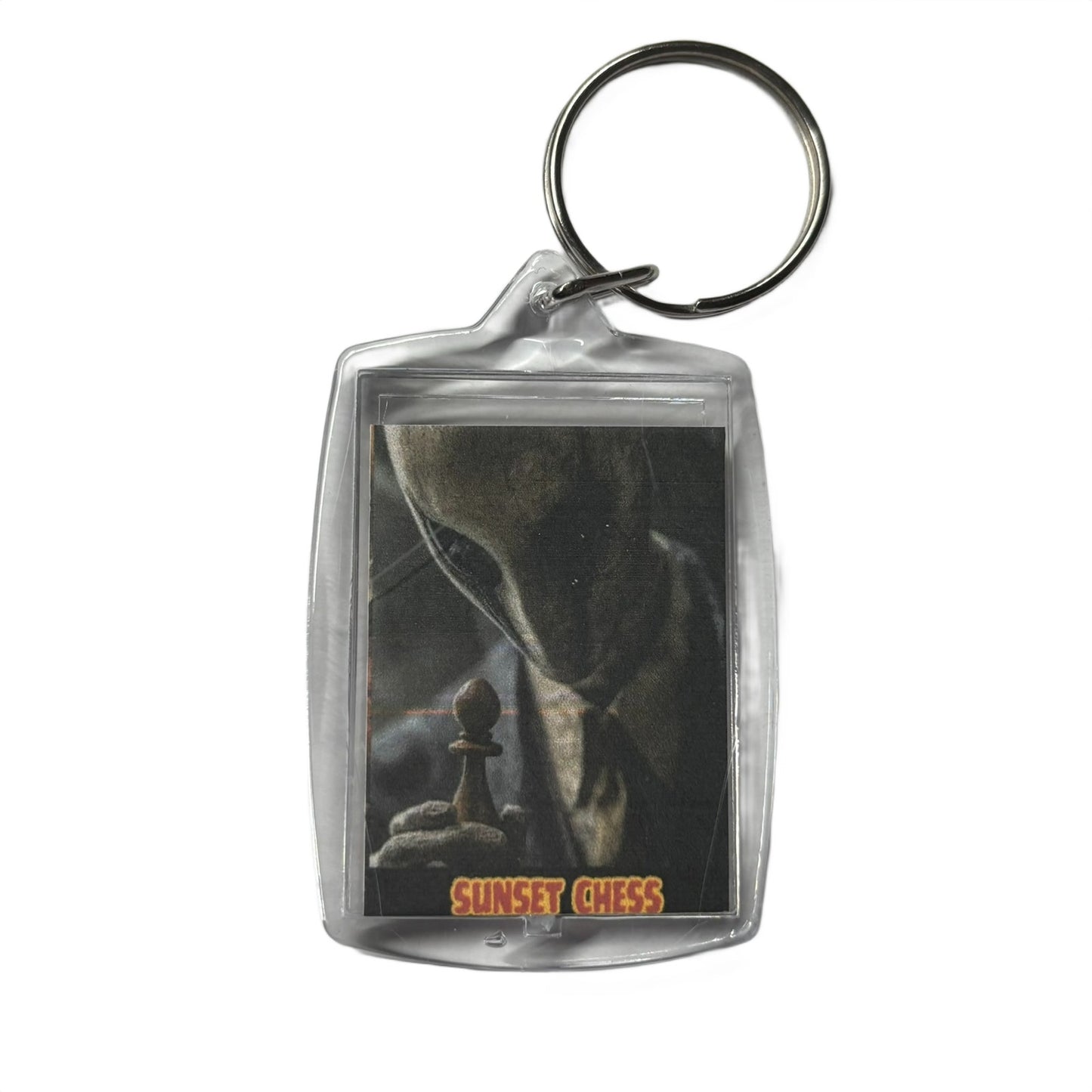 Dark Alien - Chess  Photo Keychain