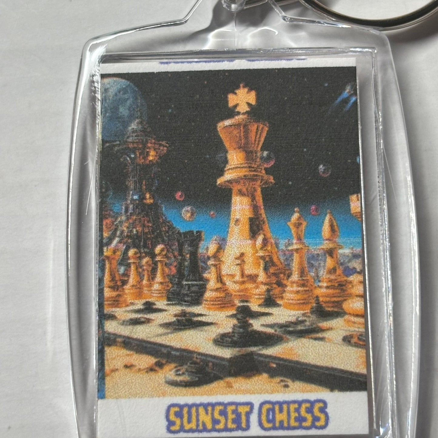 The King Stands - Chess  Photo Keychain