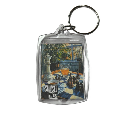 Orange Juice - Chess  Photo Keychain