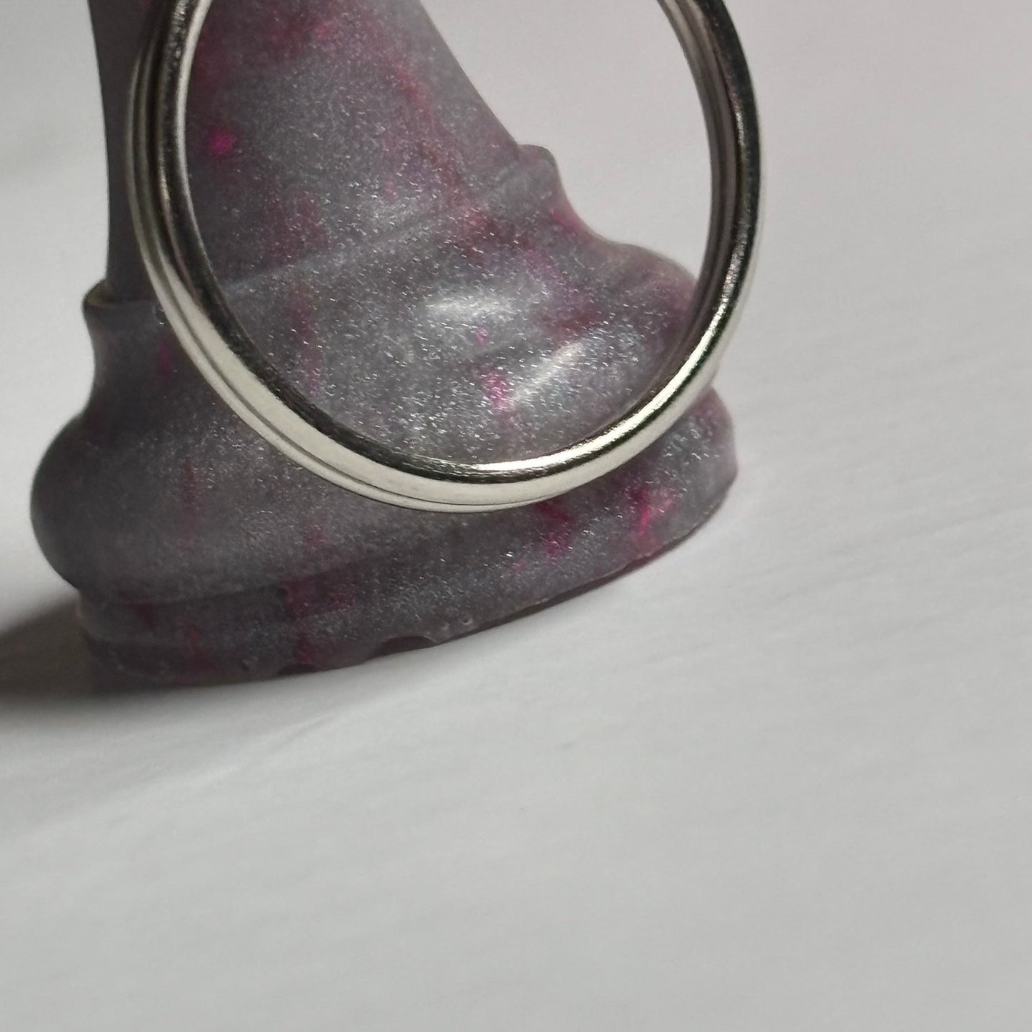 Night Purple Queen - Handmade Resin Keychain