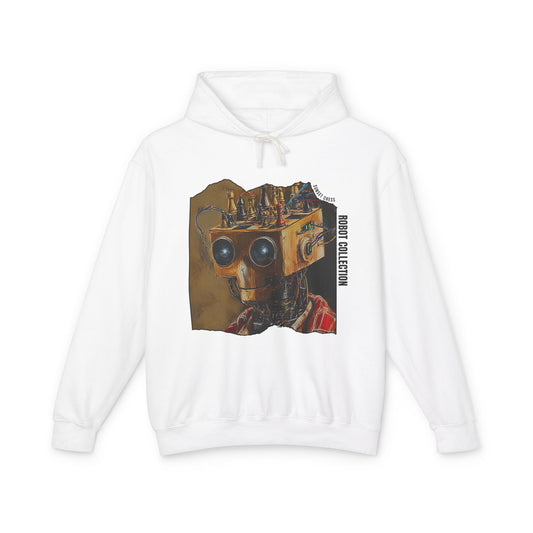 Robot Chess Head - White Chess Hoodie