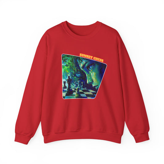 Emerald Boy - Red Chess Crewneck Sweater