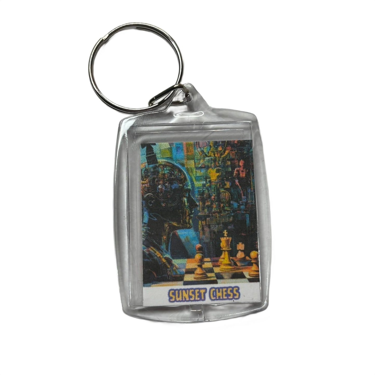 Electric - Chess  Photo Keychain