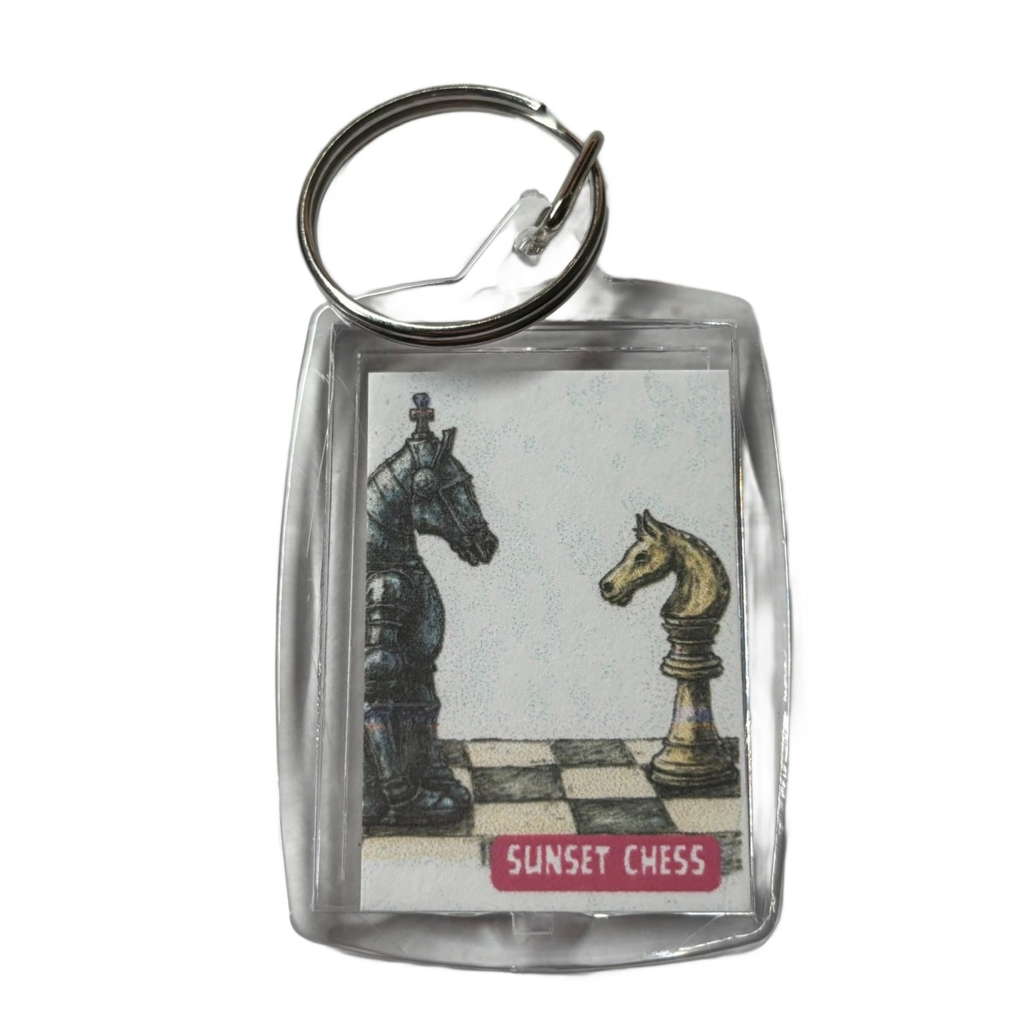 Little Knight - Chess  Photo Keychain