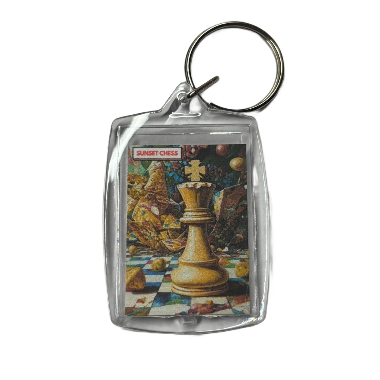 The King Stands - Chess  Photo Keychain