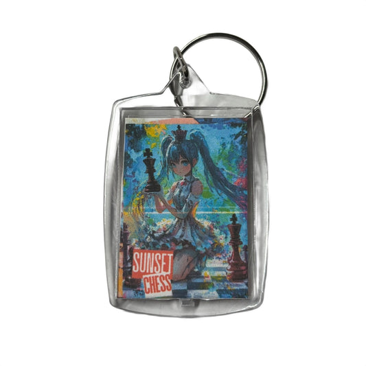 King In Hands - Chess  Photo Keychain