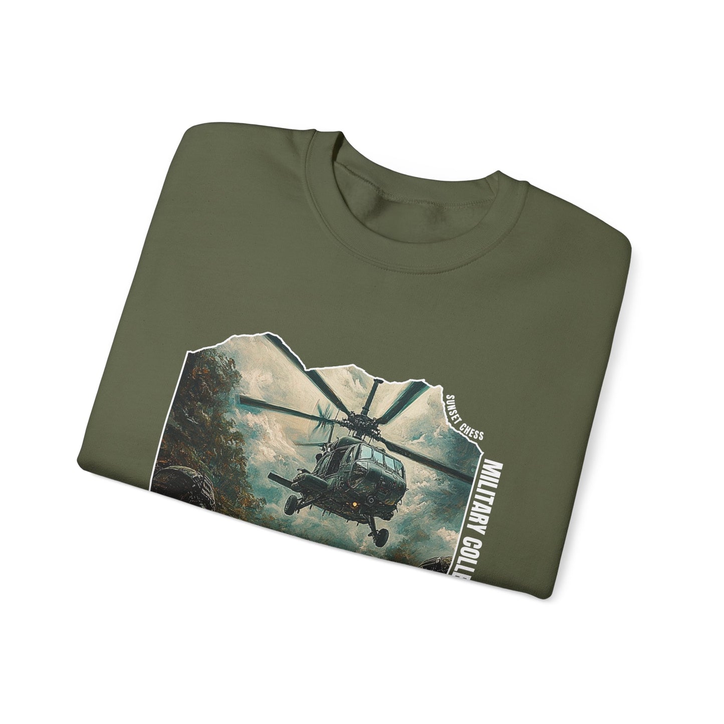 Attack Chopper - Green Chess Crewneck Sweater