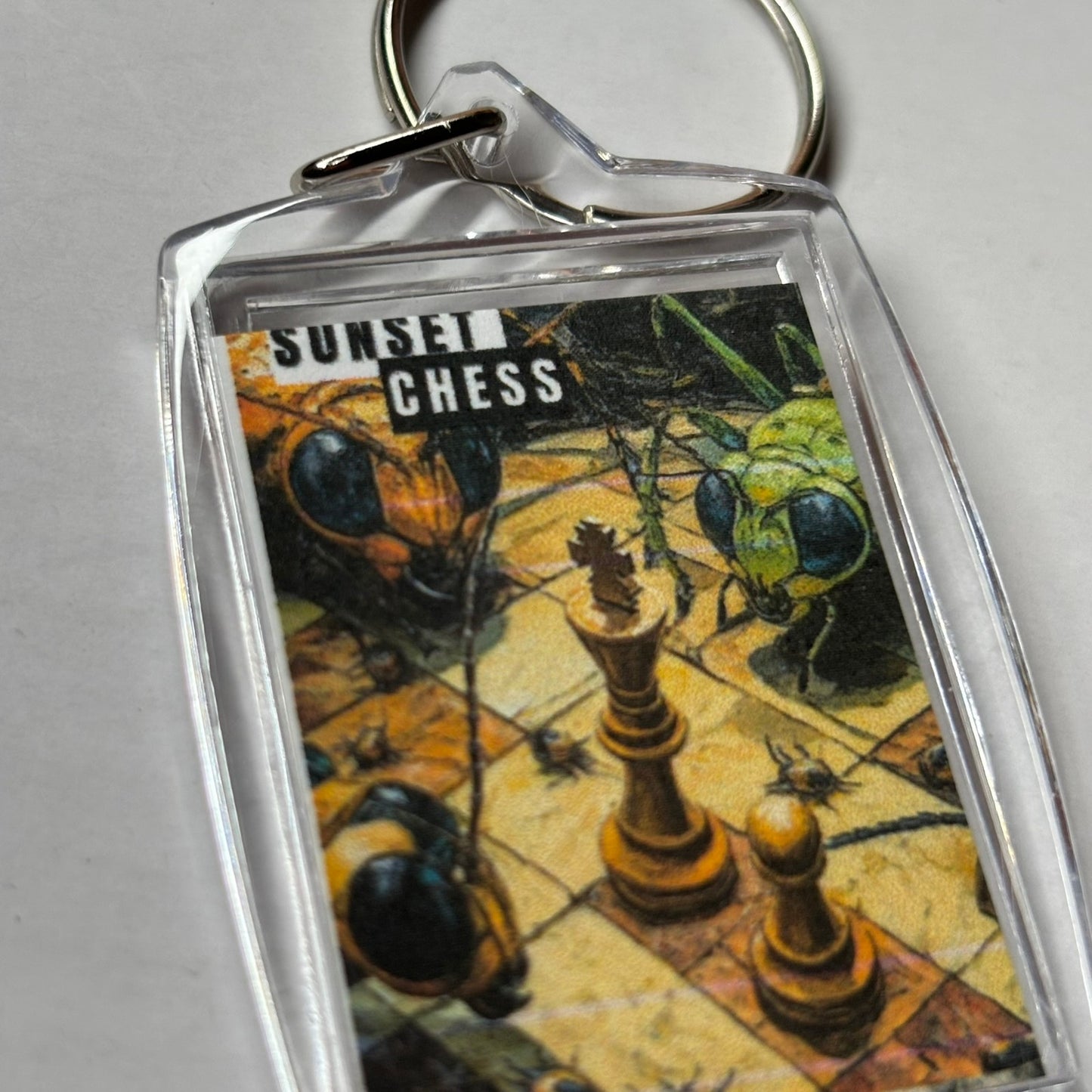 Bugs Game - Chess  Photo Keychain