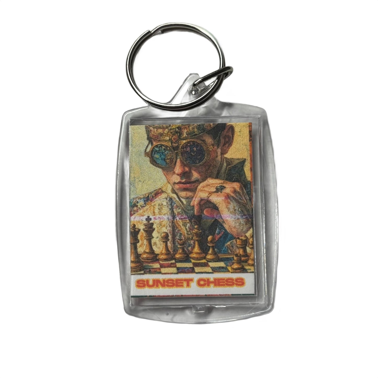 Board Reader - Chess  Photo Keychain