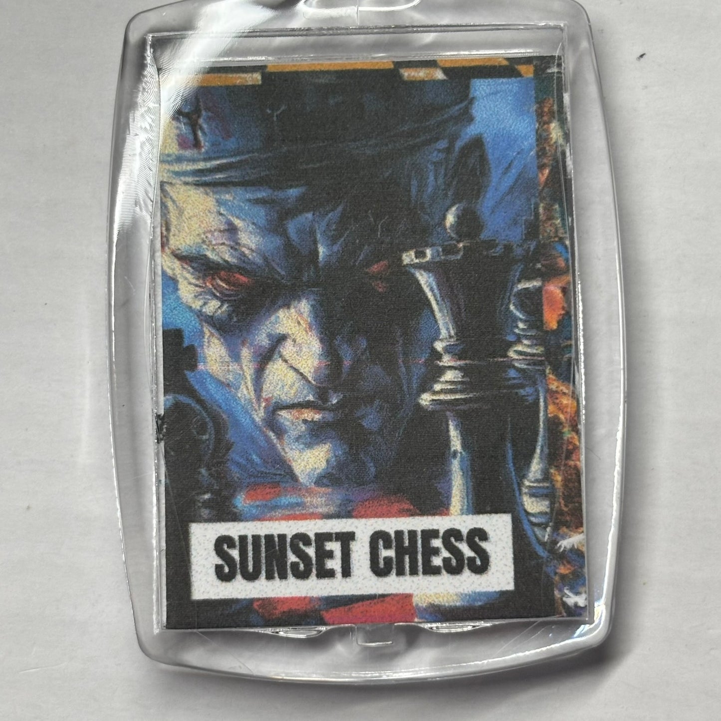 Fierce Opponent - Chess  Photo Keychain