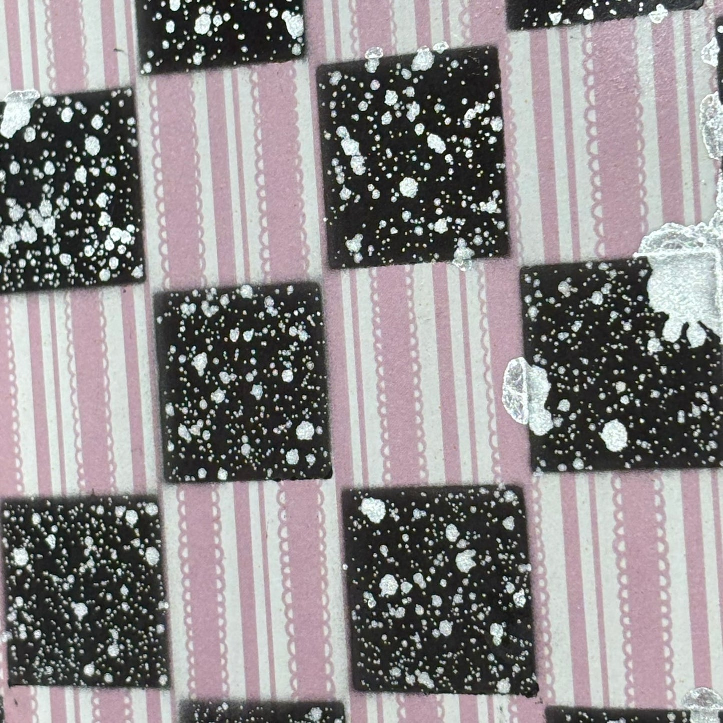 Simple Pink - Scrapbook Chess Board