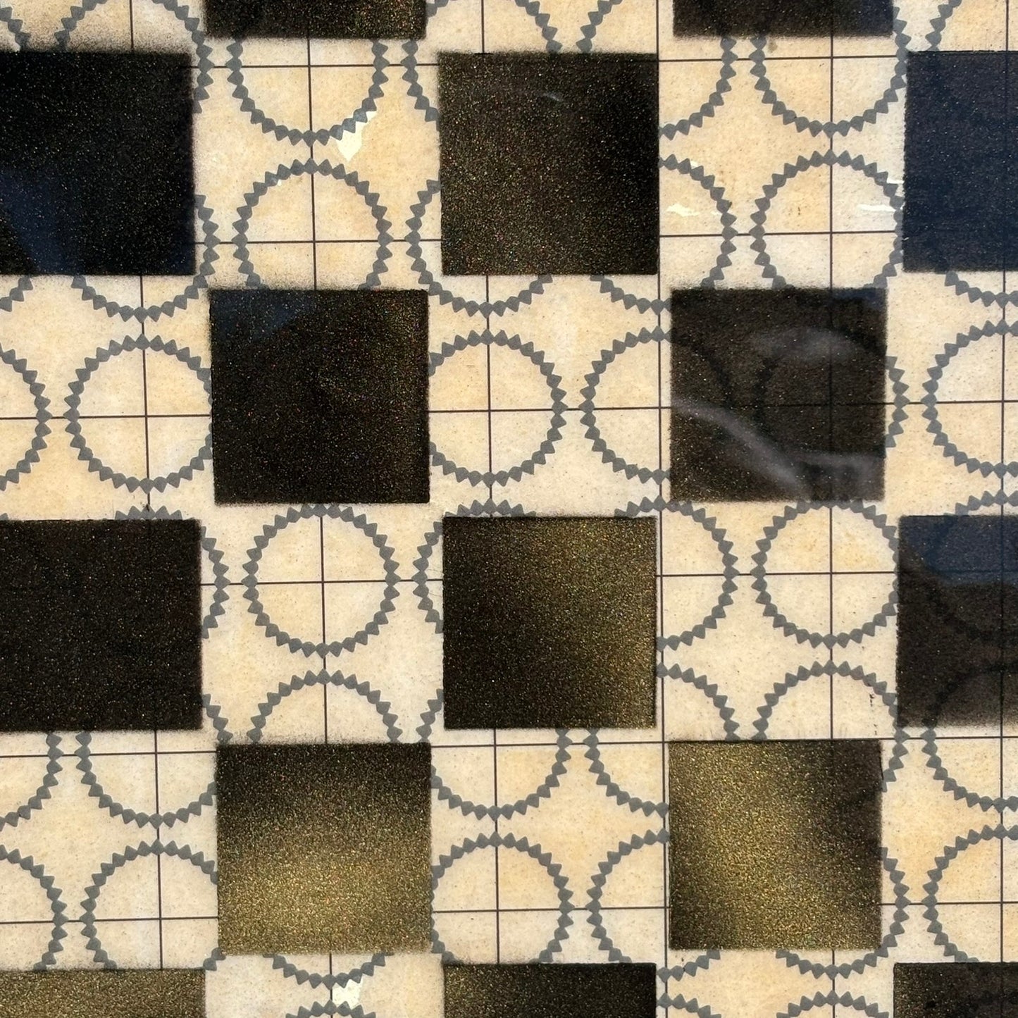 Steampunk Rotators - Resin Coated Chess Board