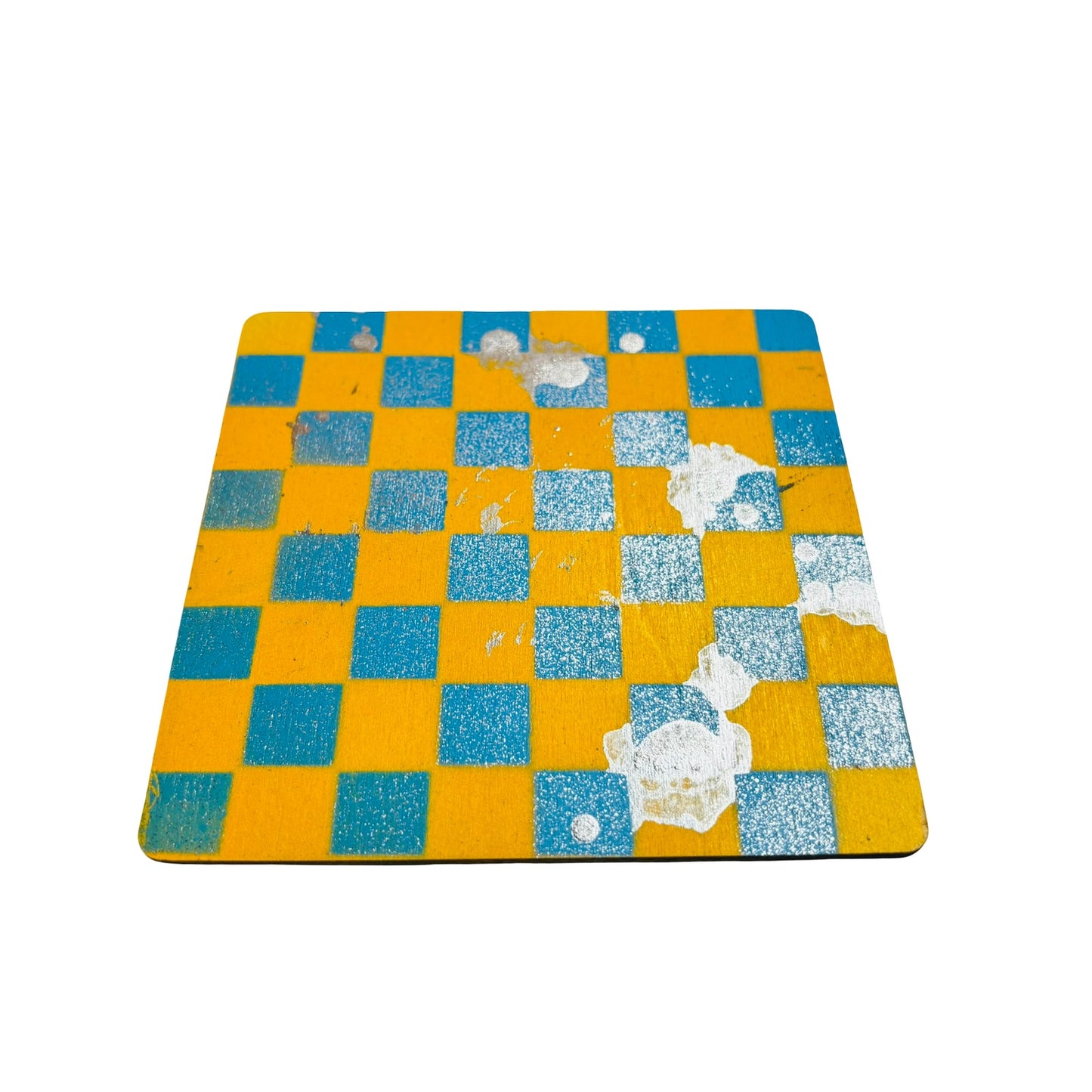 Yellow Blue Chrome - Mini Chess Set