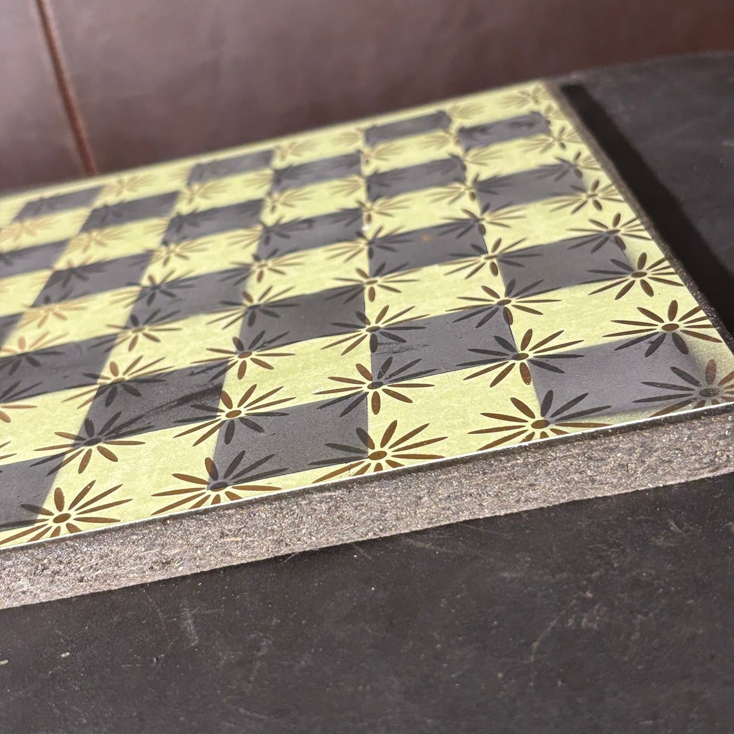 Golden Green - Scrapbook Chess Board
