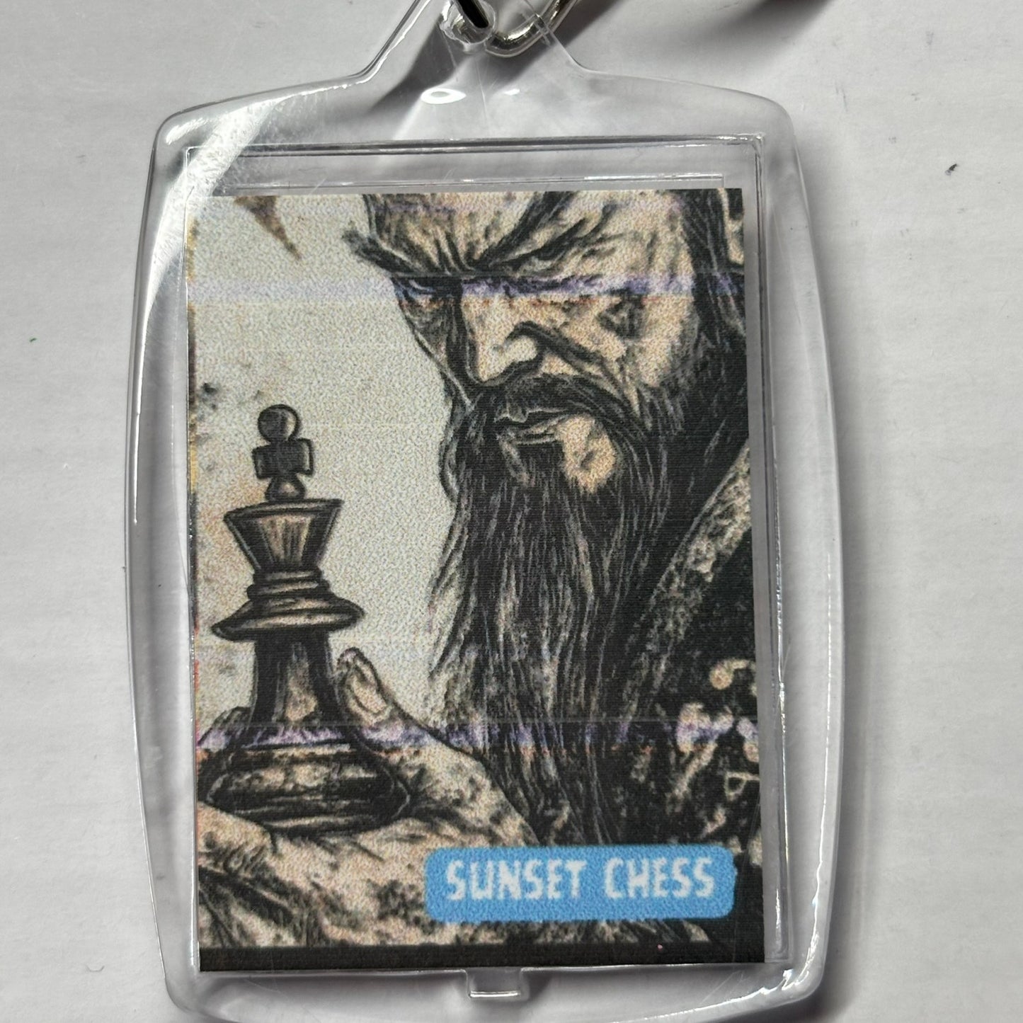 Japanese Soldier - Chess  Photo Keychain