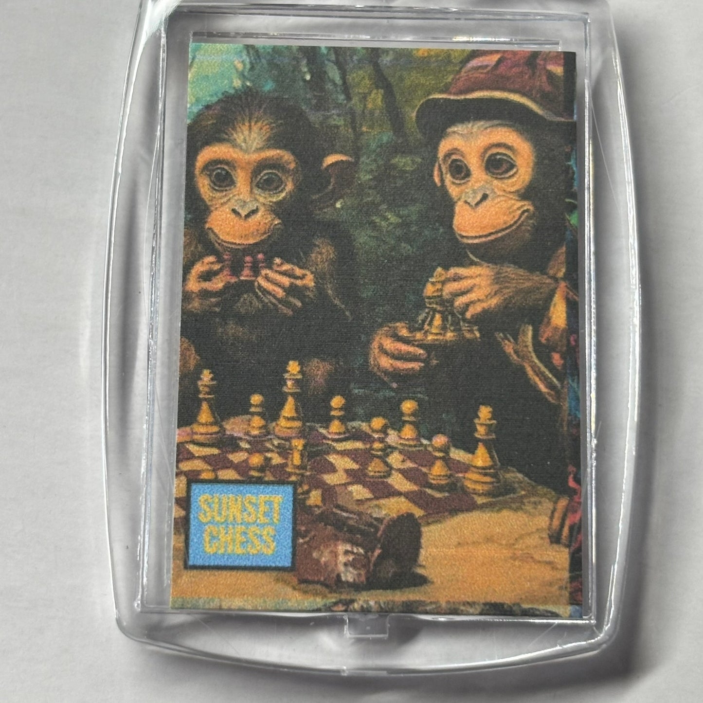 Little Chimps - Chess  Photo Keychain