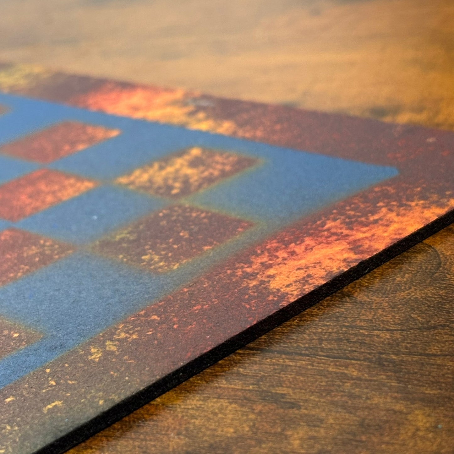 Rustic Navy Blue - Painted Chess Board