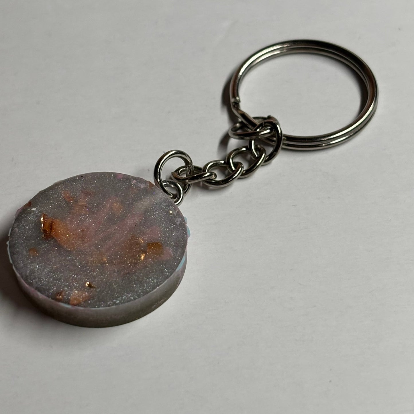 Pink Lining Queen - Handmade Resin Keychain - Flat Edition