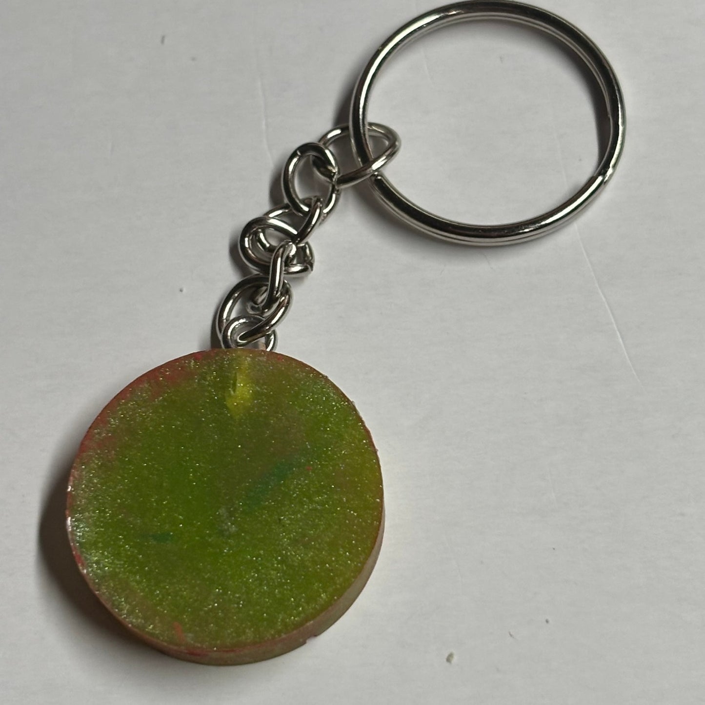 Red Lining Knight - Handmade Resin Keychain - Flat Edition