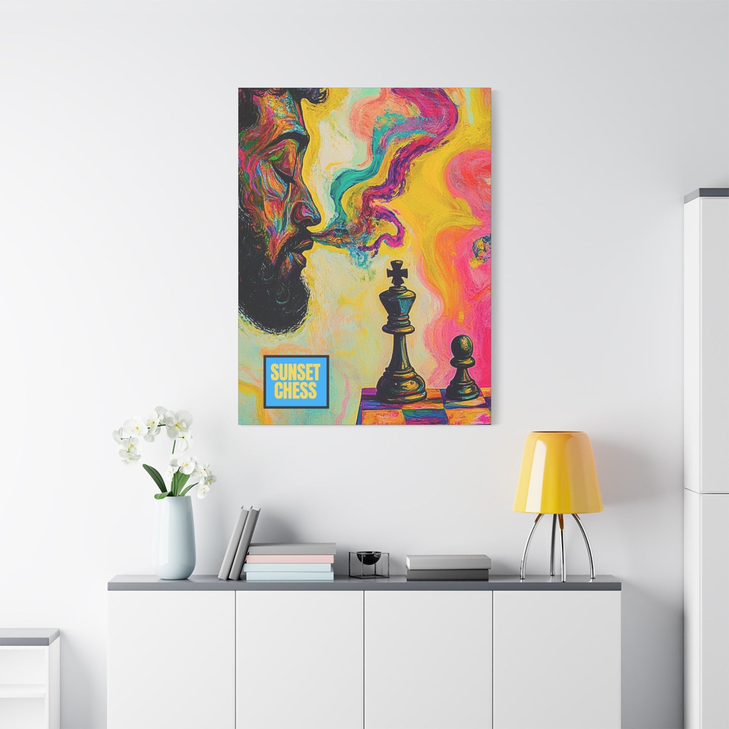 Meditation - Canvas Chess Print 36"x48"