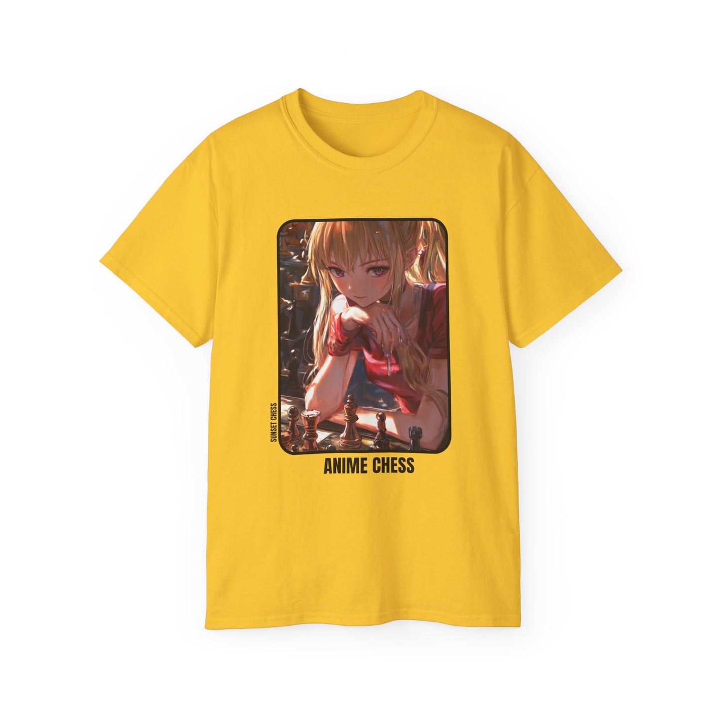 Sunkissed Anime - Yellow Chess T Shirt