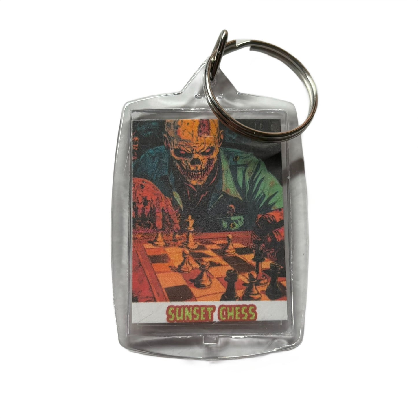 Evil Smile - Chess  Photo Keychain