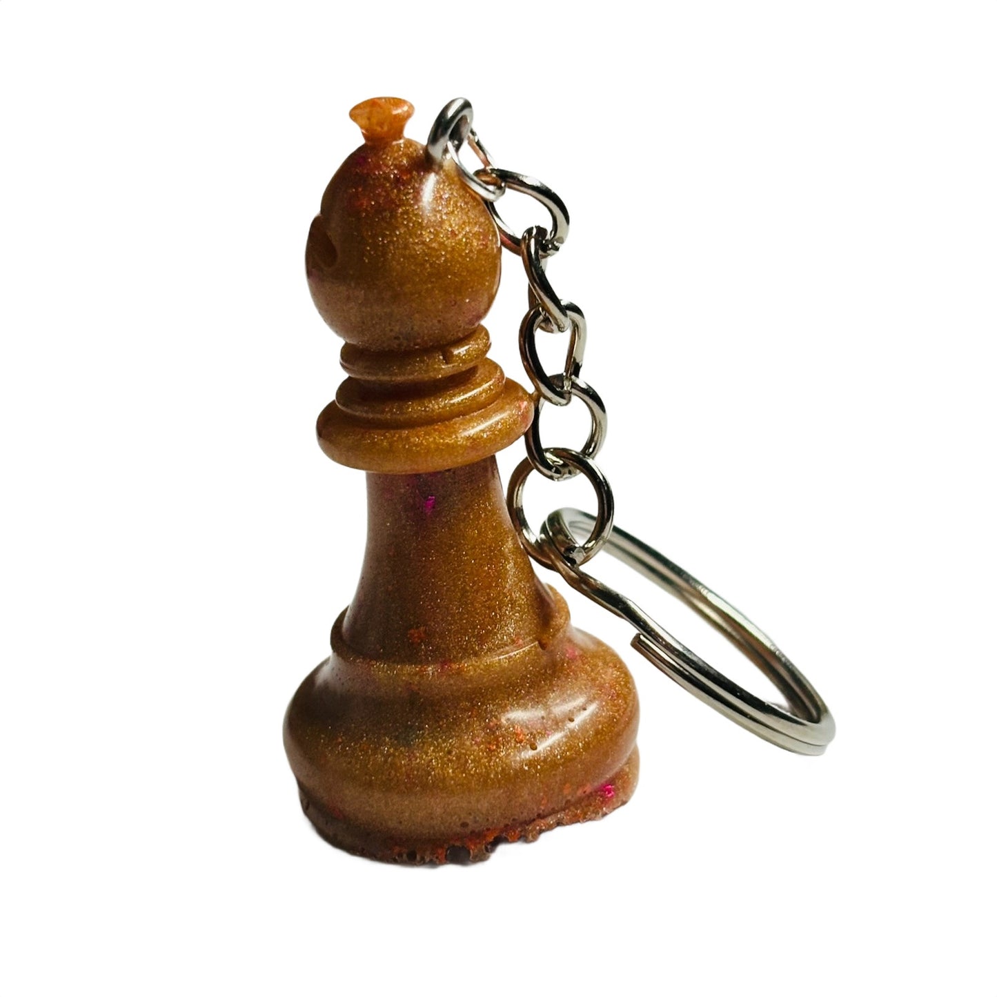Orang/Brown Bishop - Handmade Resin Keychain
