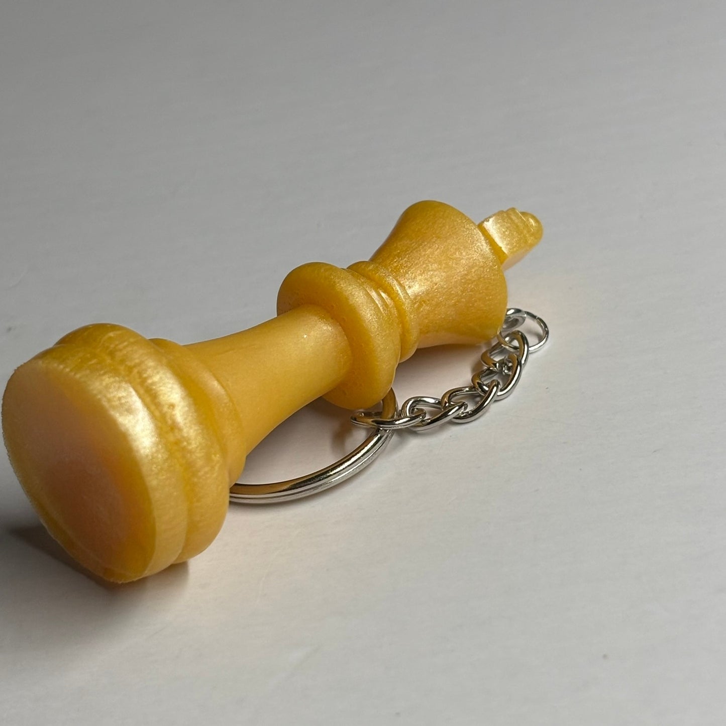 Yellow King - Handmade Resin Keychain