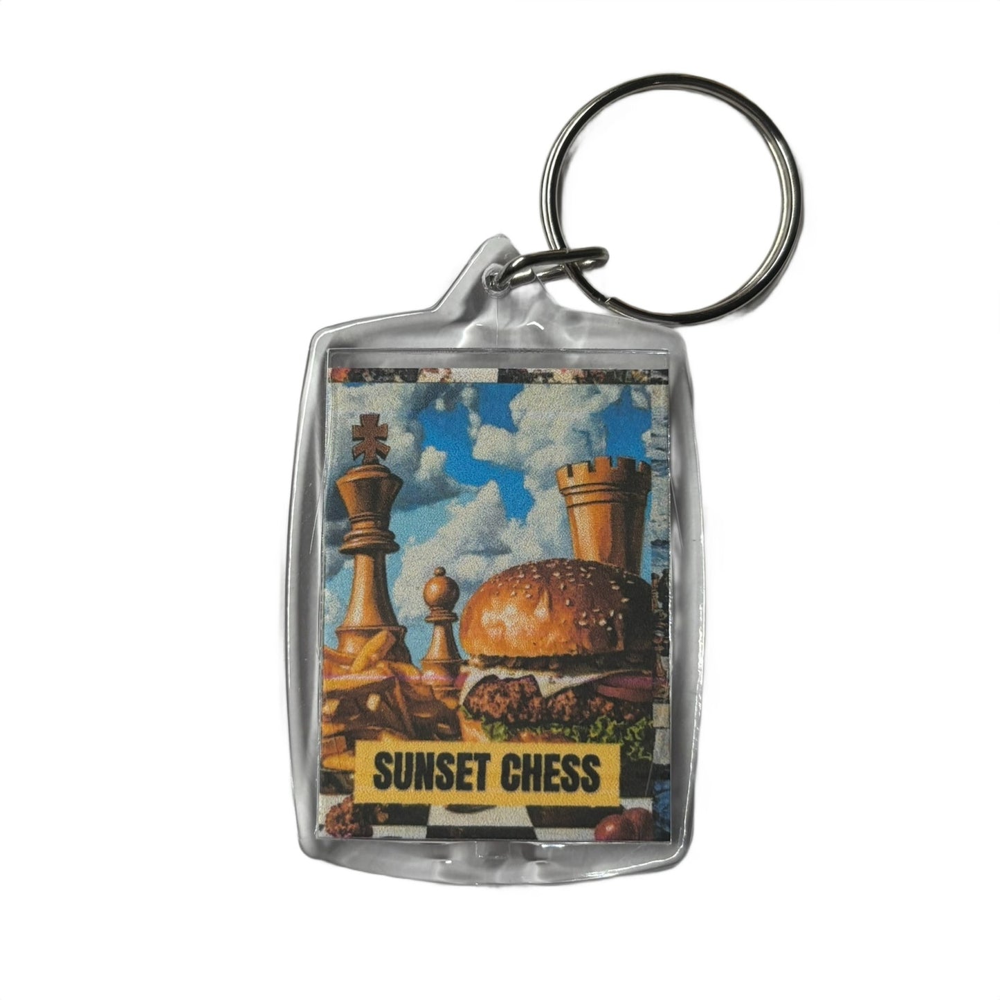 Food Joint - Chess  Photo Keychain