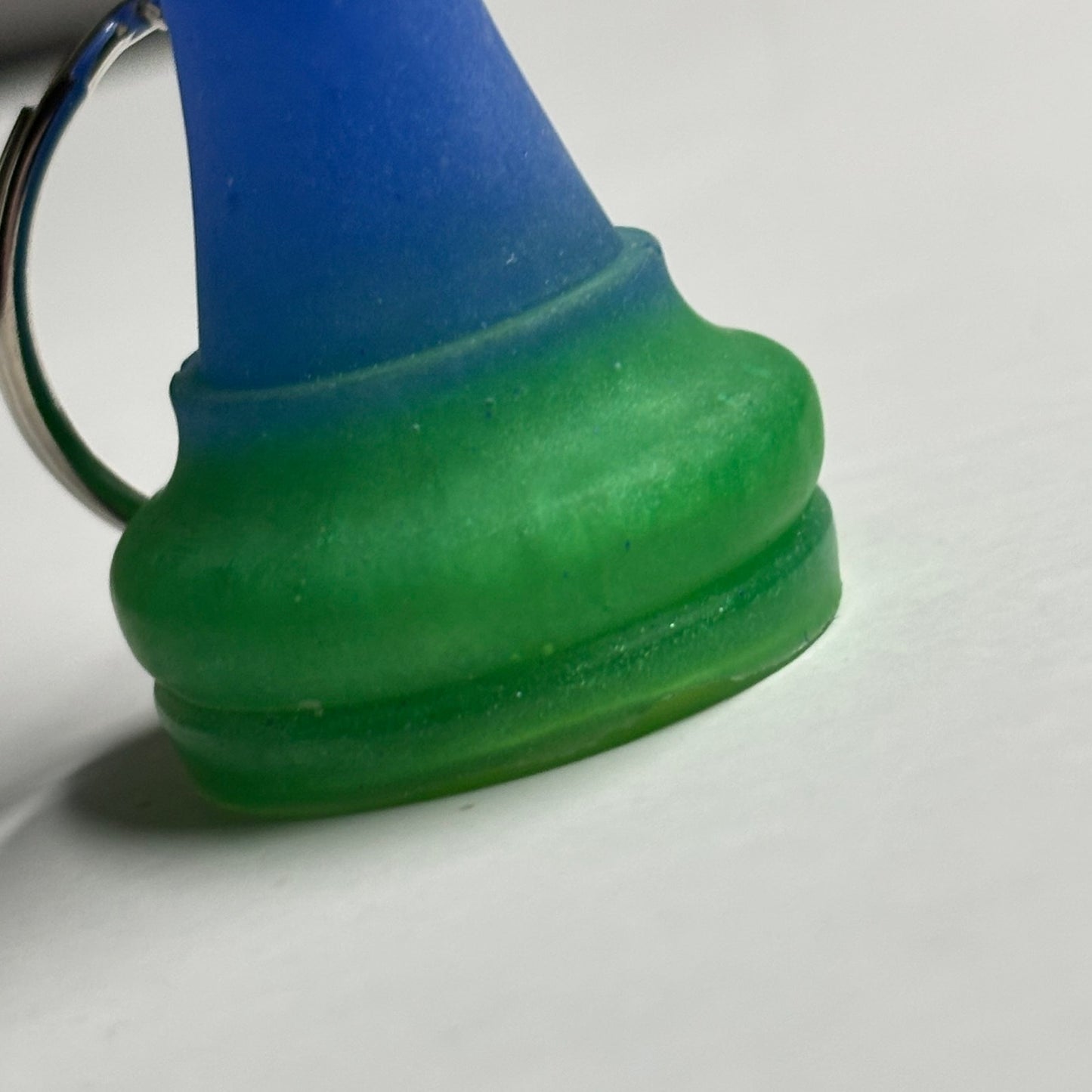 Green Blue King - Handmade Resin Keychain