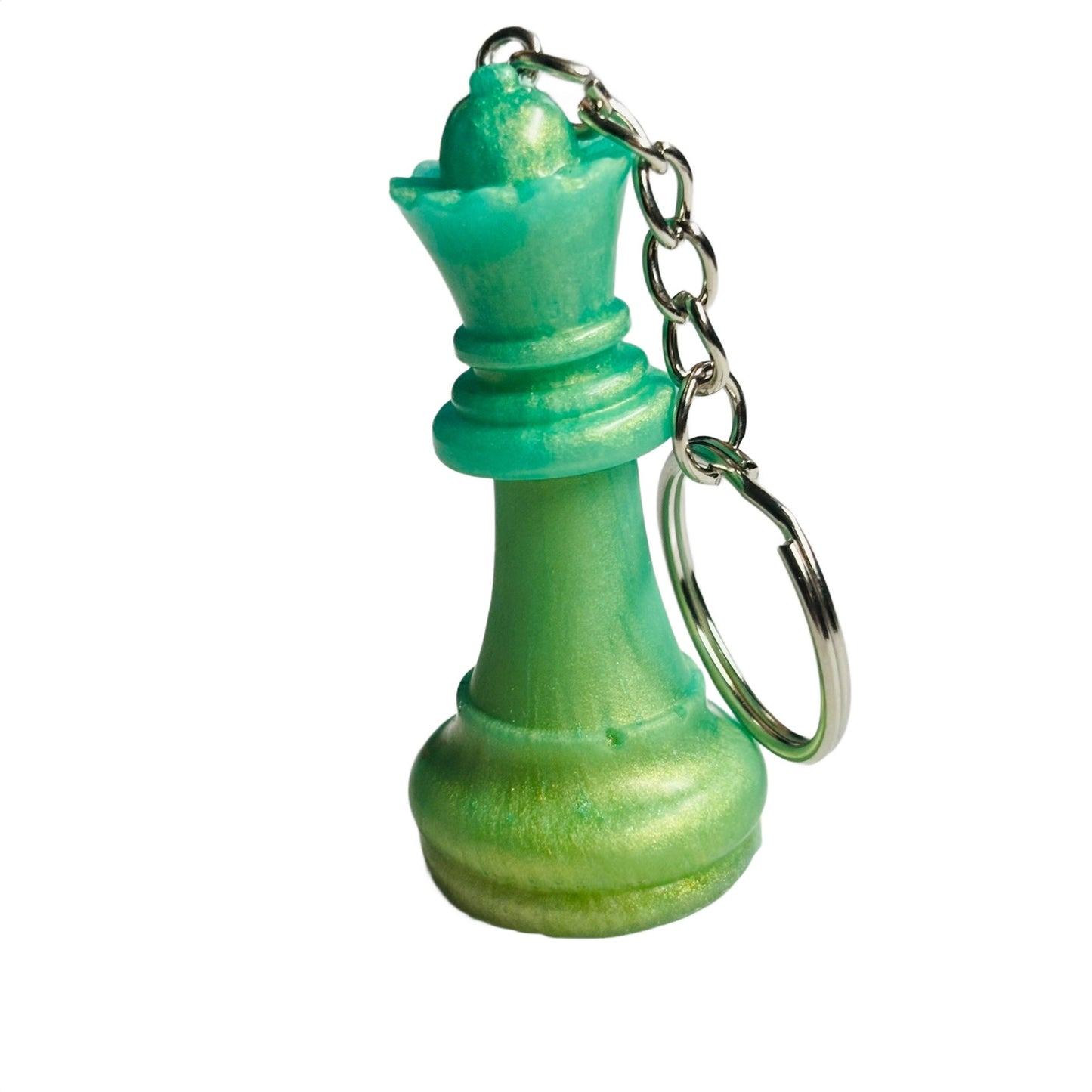 Green Queen - Handmade Resin Keychain