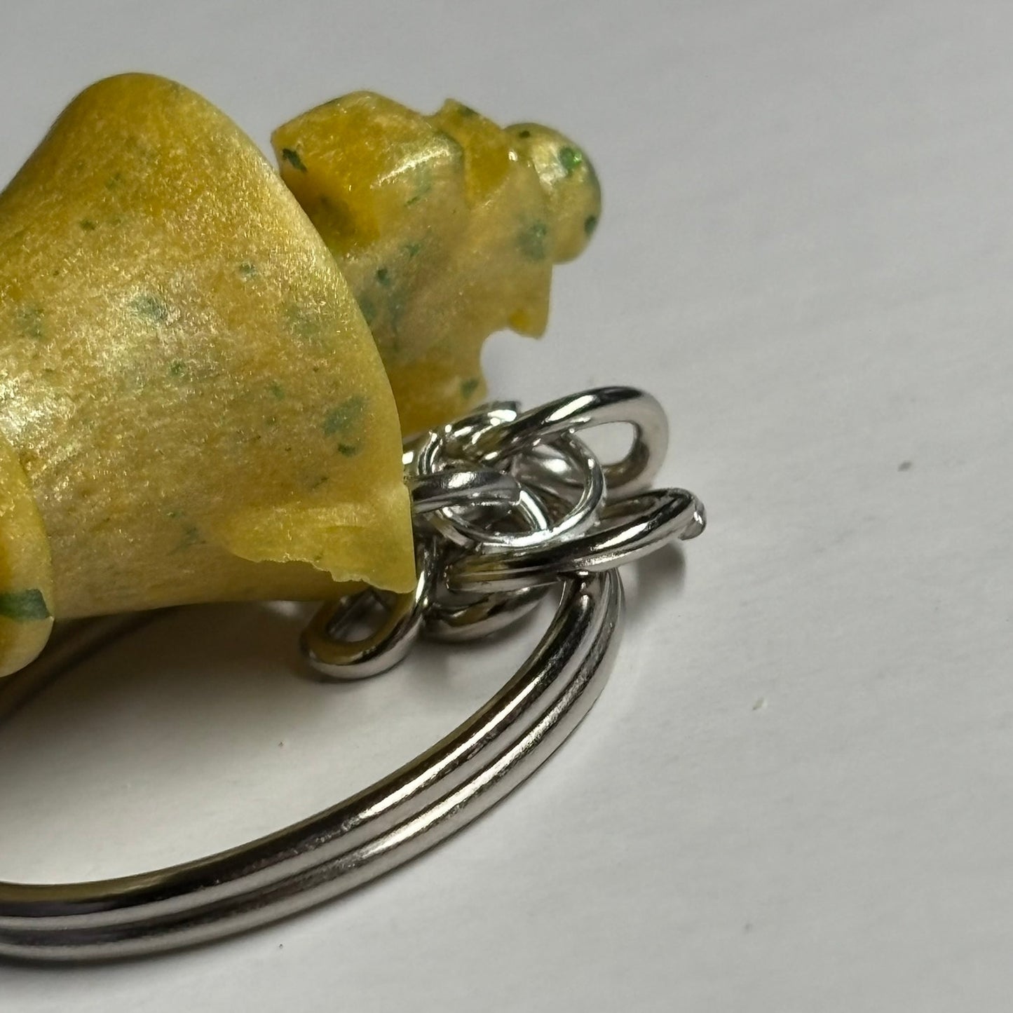 Purple Yellow King - Handmade Resin Keychain