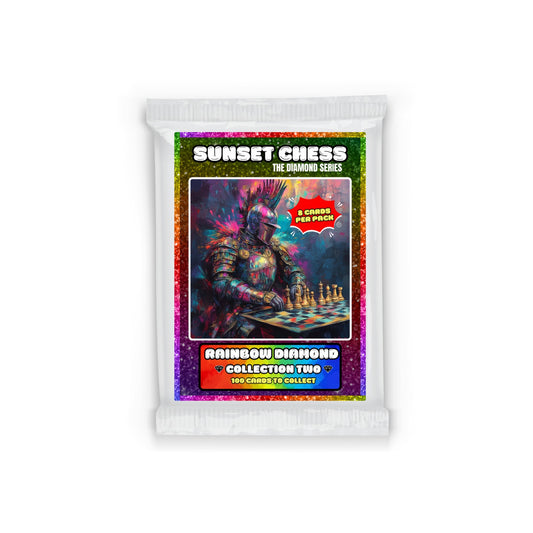 Rainbow Diamond Part 2 - Sunset Chess Scrapbook Card Pack