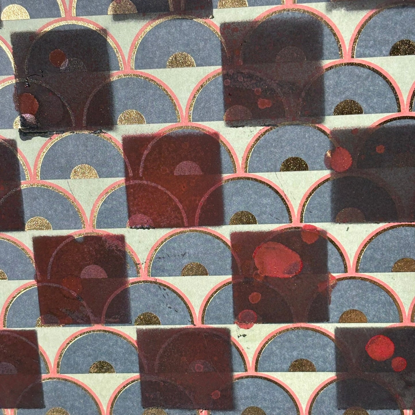 Dark Hue Green - Scrapbook Chess Board