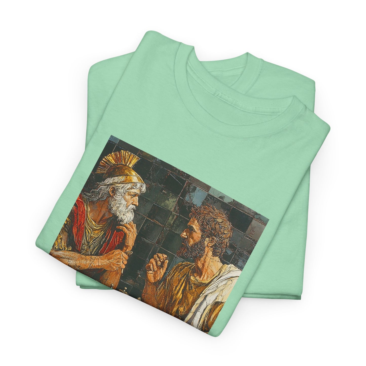 The Good Old Days - green Mint Chess T Shirt