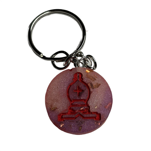 The Tainted Bishop - Handmade Resin Keychain