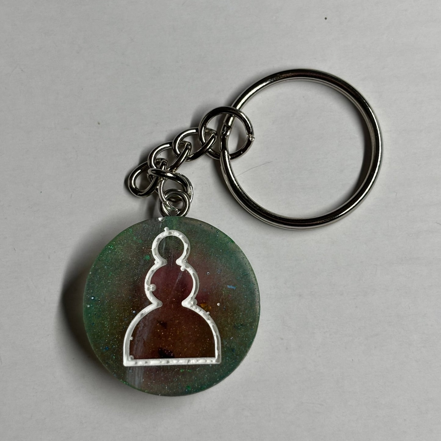 Green Mixer Pawn - Handmade Resin Keychain