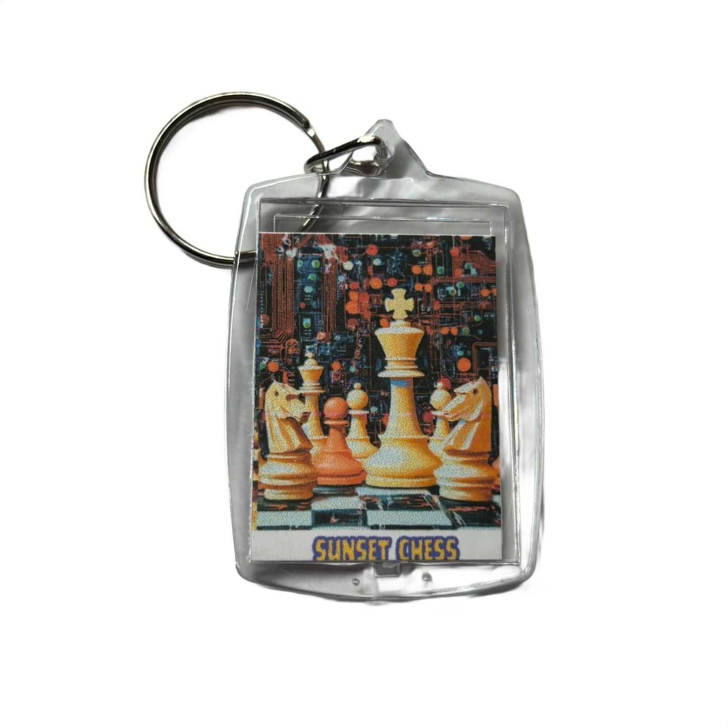Logistics - Chess  Photo Keychain