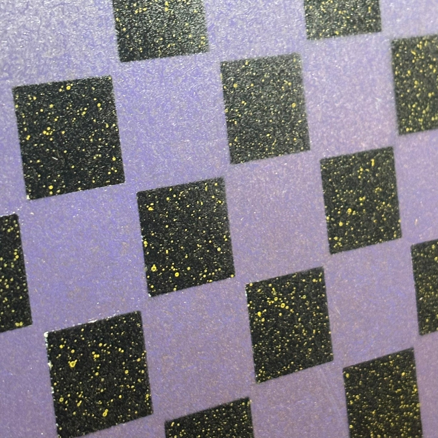 Purple & Black  - Painted Chess Board