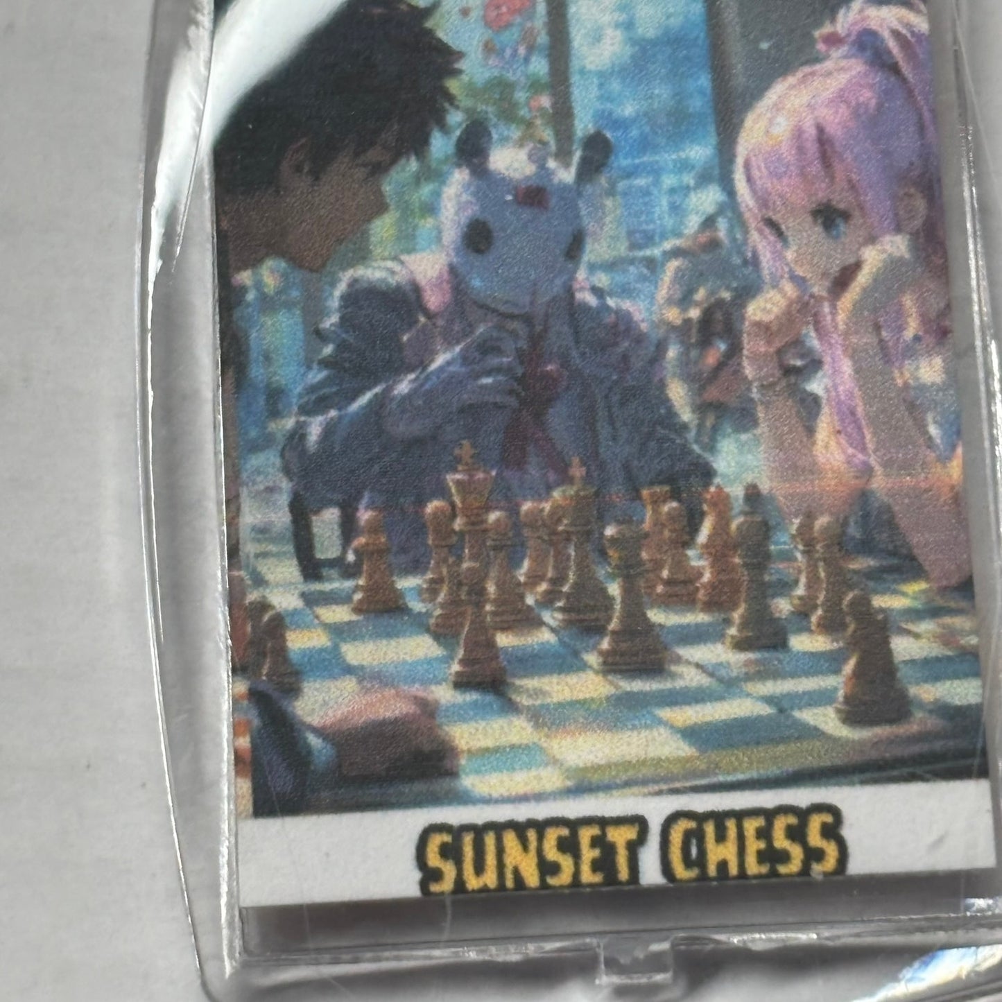 The Gang - Chess  Photo Keychain