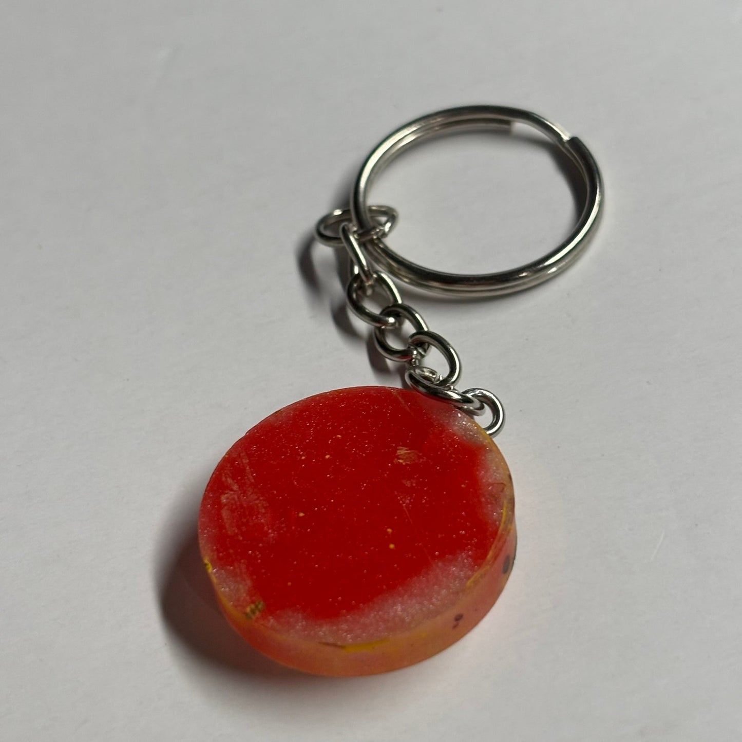 Red Yellow Pawn - Handmade Resin Keychain