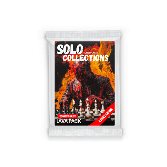 Lava Solo Collection - Sunset Chess Scrapbook Card Pack